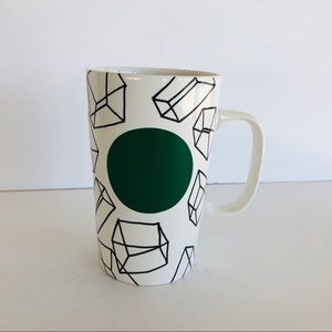 STARBUCKS • green dot geometric collectors cup